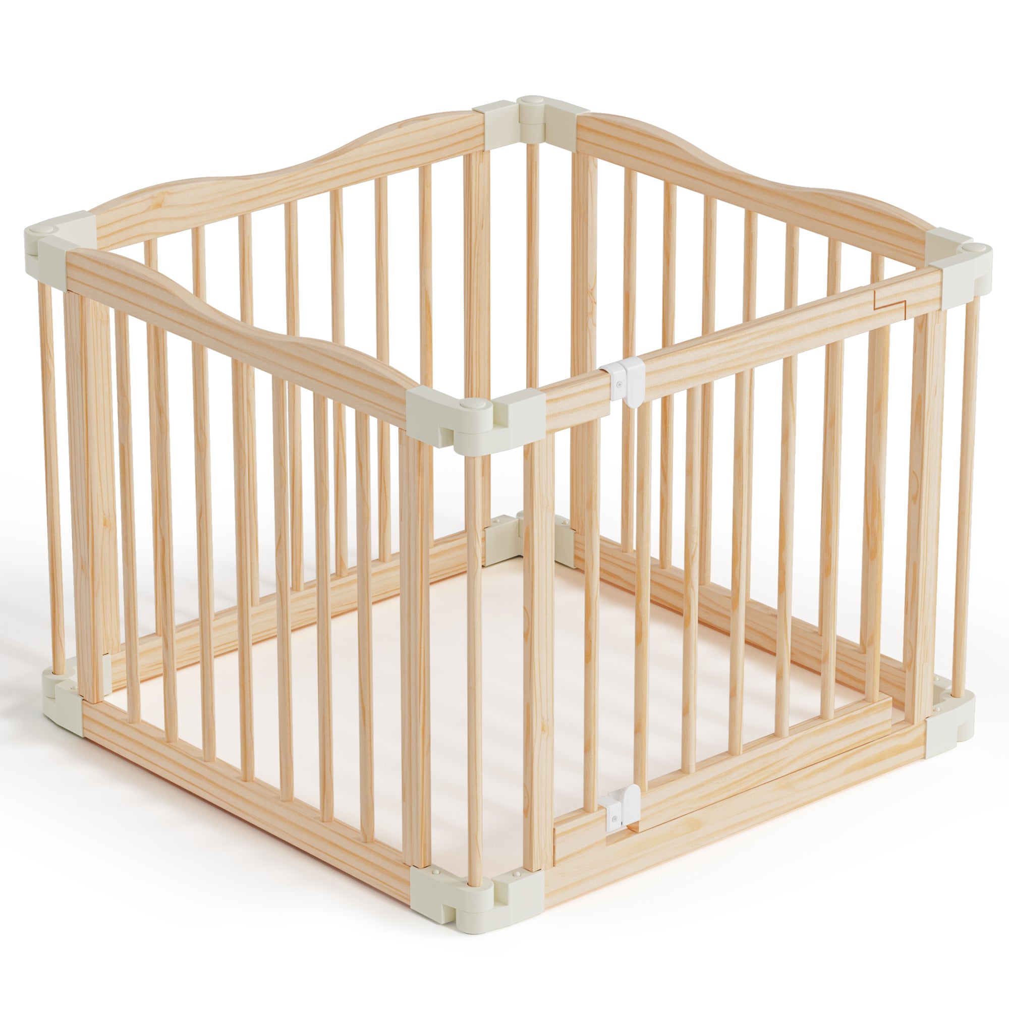 Cocoon - BlueWood® Baby Gate Playpen, Foldable, Paint-Free Baby Playpen