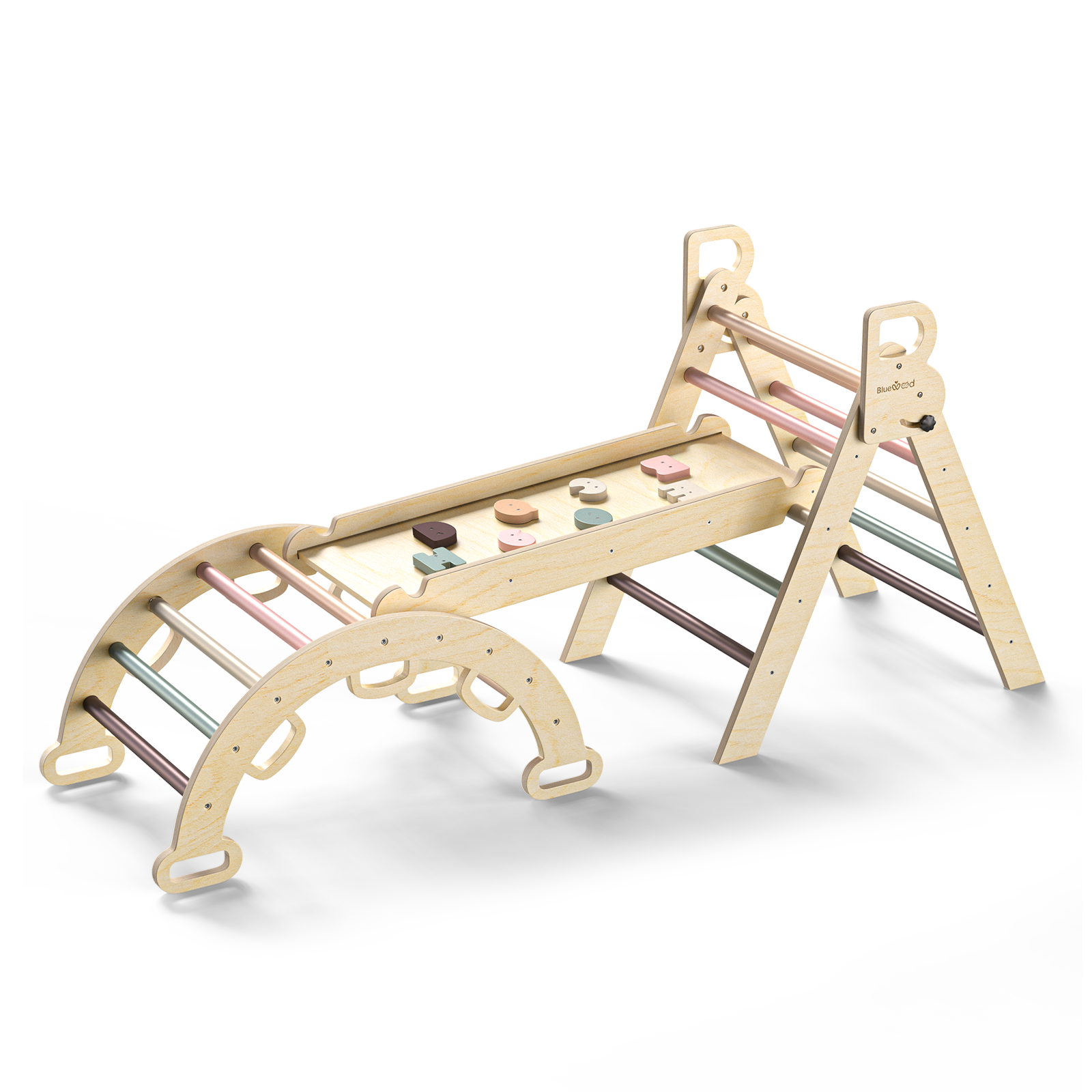 Nostalgia- BlueWood® Classic Pikler Triangle Set *Morandi