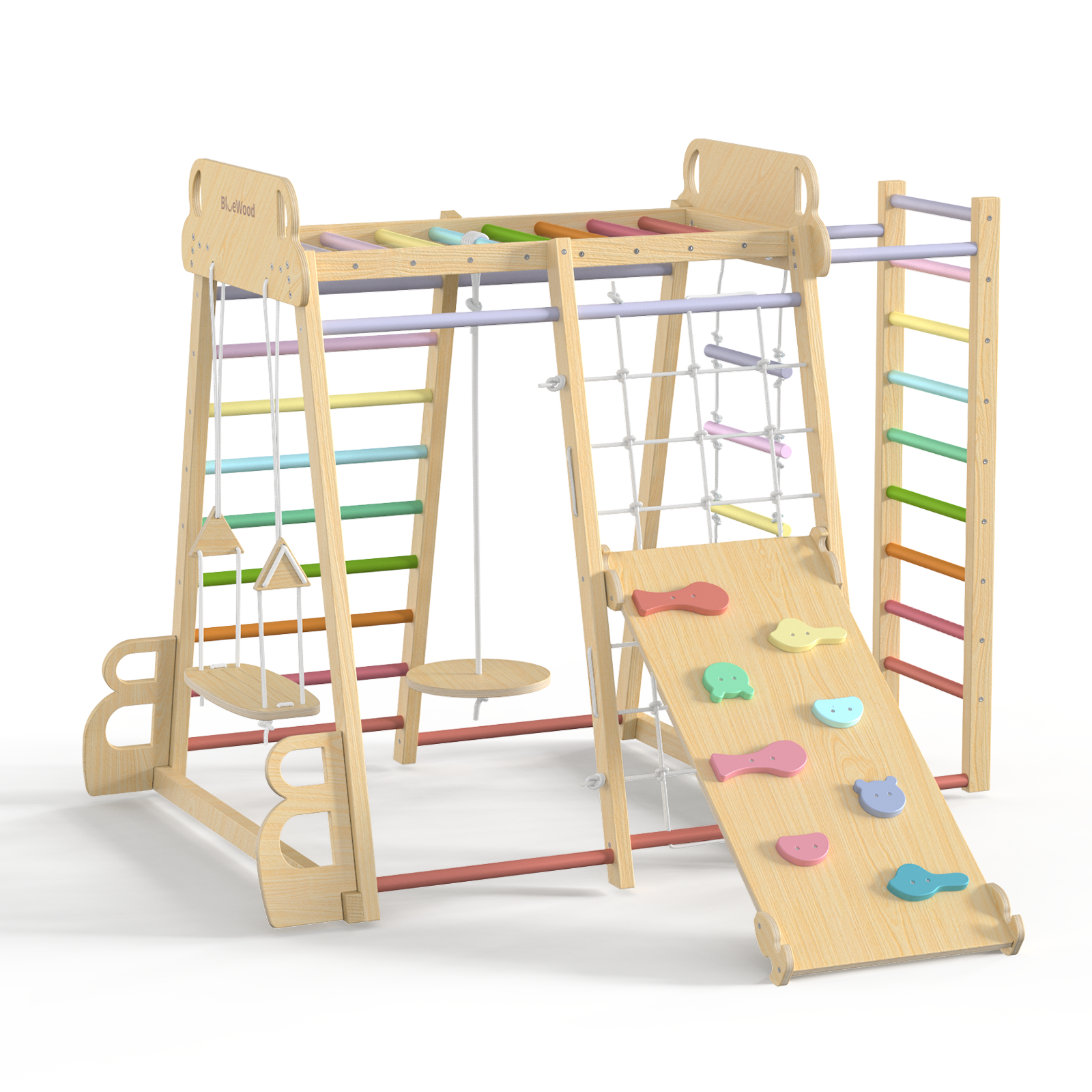 Safari- BlueWood® Indoor Jungle Gym *Rainbow