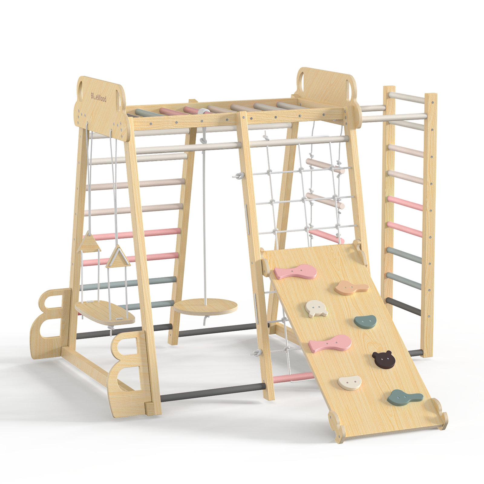 Safari- BlueWood® Indoor Jungle Gym *Morandi