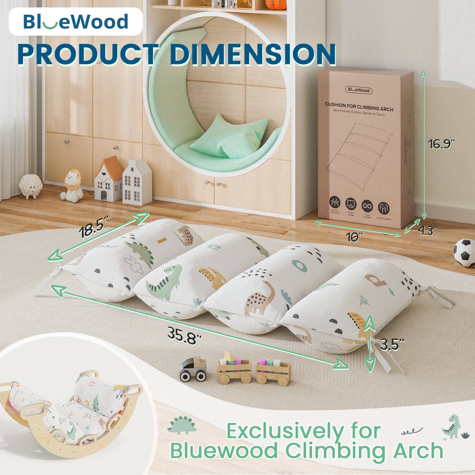 Cushions for Nostalgia and Aurora Series - Dinosaur