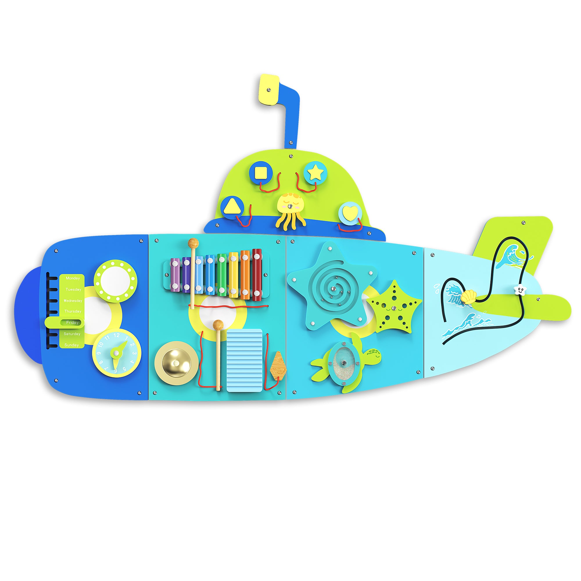 Giggle- BlueWood® Busy Board *Submarine