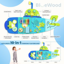 Giggle- BlueWood® Busy Board *Submarine