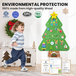 Giggle- BlueWood® Busy Board *Christmas Tree