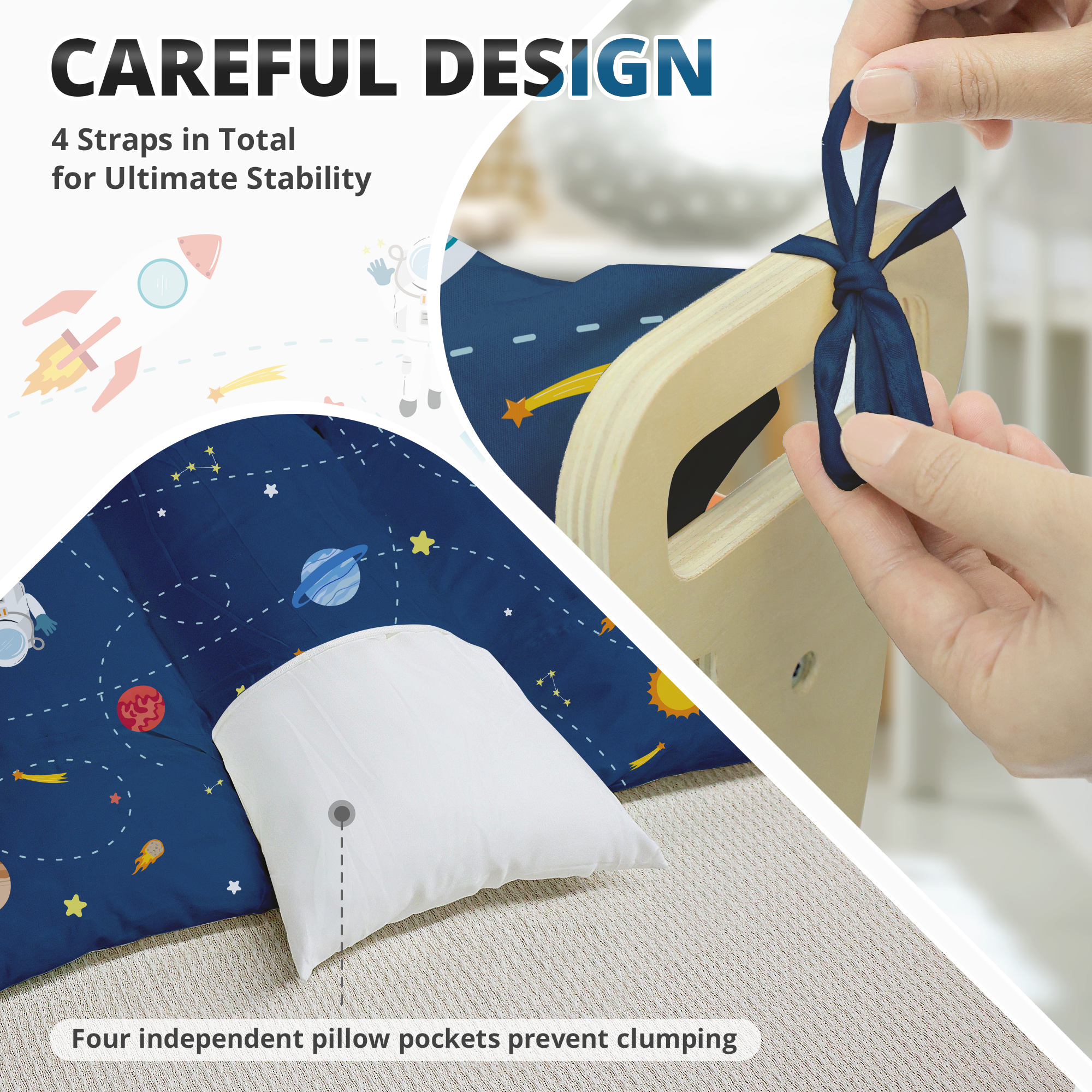 Cushions for Arch in Nostalgia and Aurora Series * Galaxy Pattern