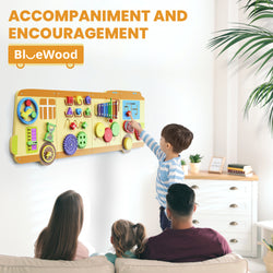 Giggle- BlueWood® Busy Board *Bus