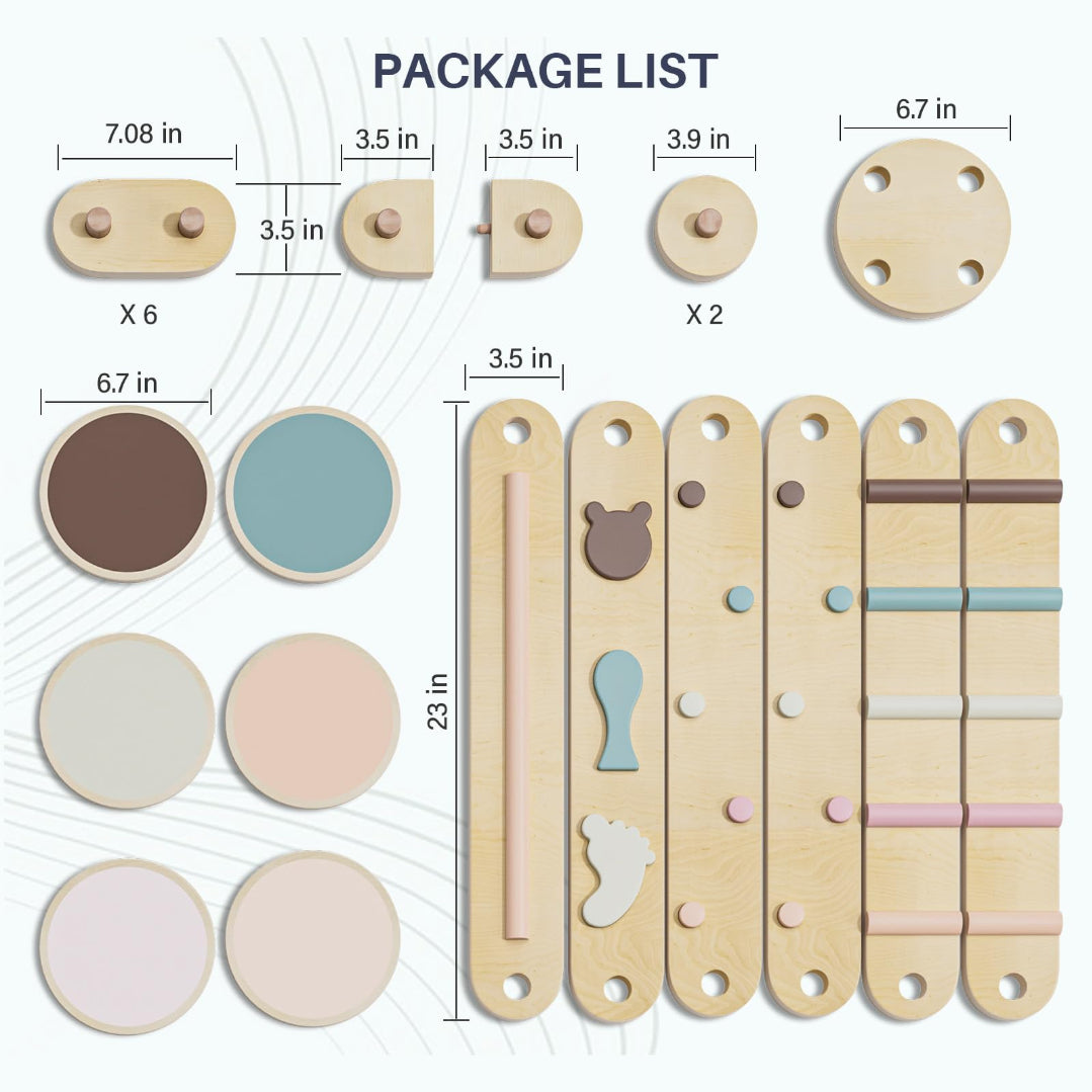 Barra de equilibrio Anchor-BlueWood® 6 piezas *Color Morandi