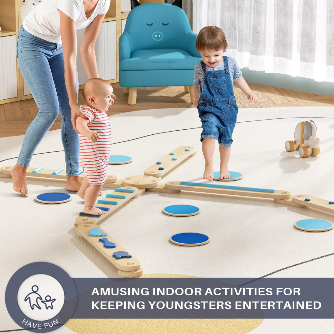 Barra de equilibrio Anchor-BlueWood® 6 piezas *Azul degradado