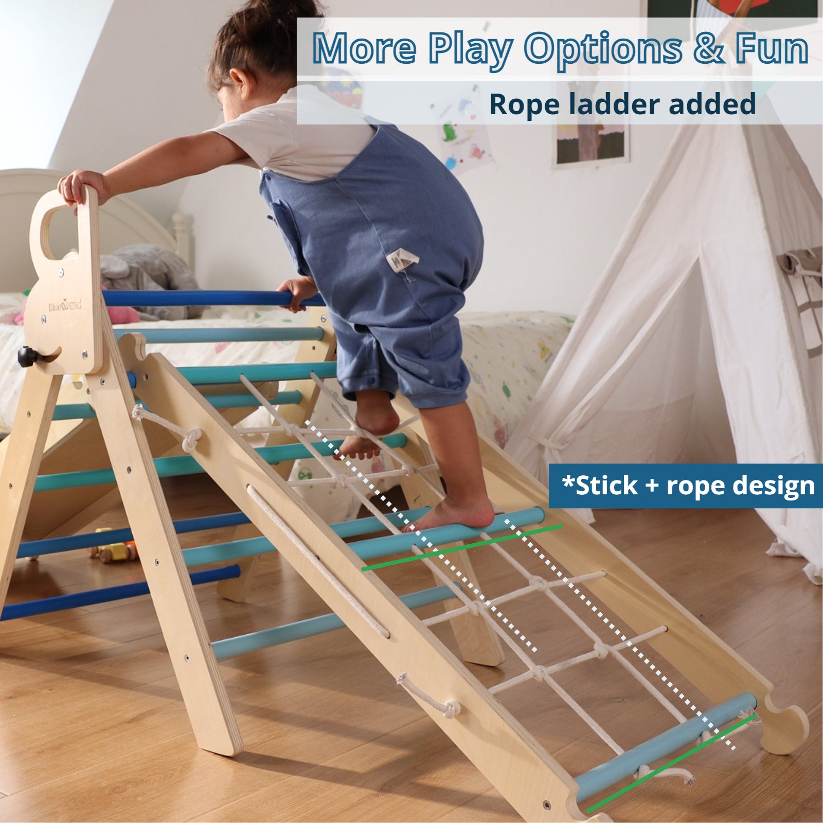 Triangle Rope Tracker Pikler Triangle Set